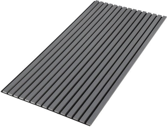 Set di 6 pannelli acustici - Grigio - Tela nera - 60 x 120 x 2,1 cm