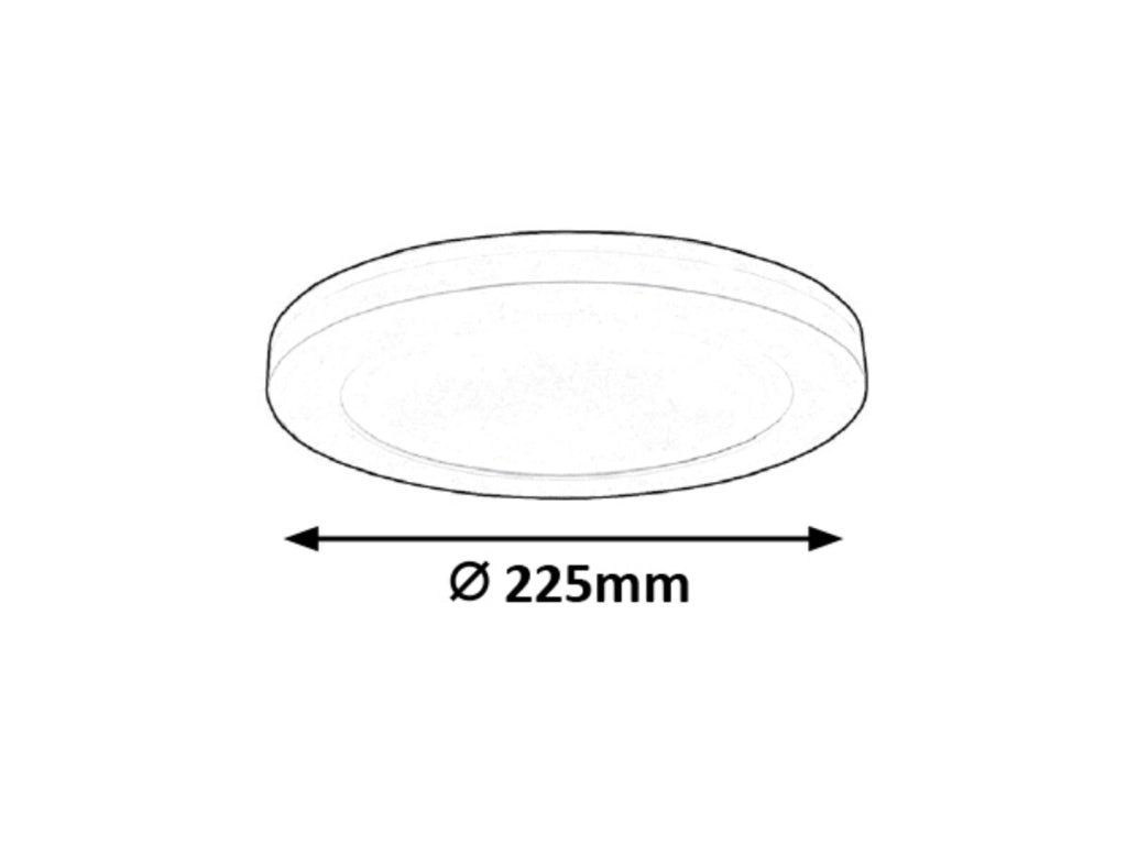 Plafoniera LED Sonnet Rabalux 18W 4000K sensore bianca Ø22,5