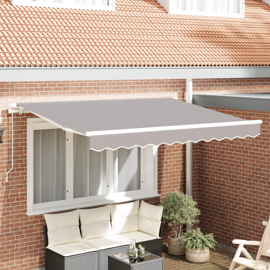 Tessuto di ricambio per tenda da sole grigio chiaro per telaio 3.5x2 m