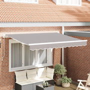 Tessuto di ricambio per tenda da sole grigio chiaro per telaio 3.5x2 m