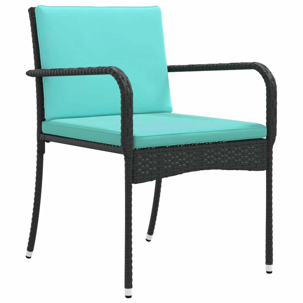 Set da giardino Nero polyrattan 42025107