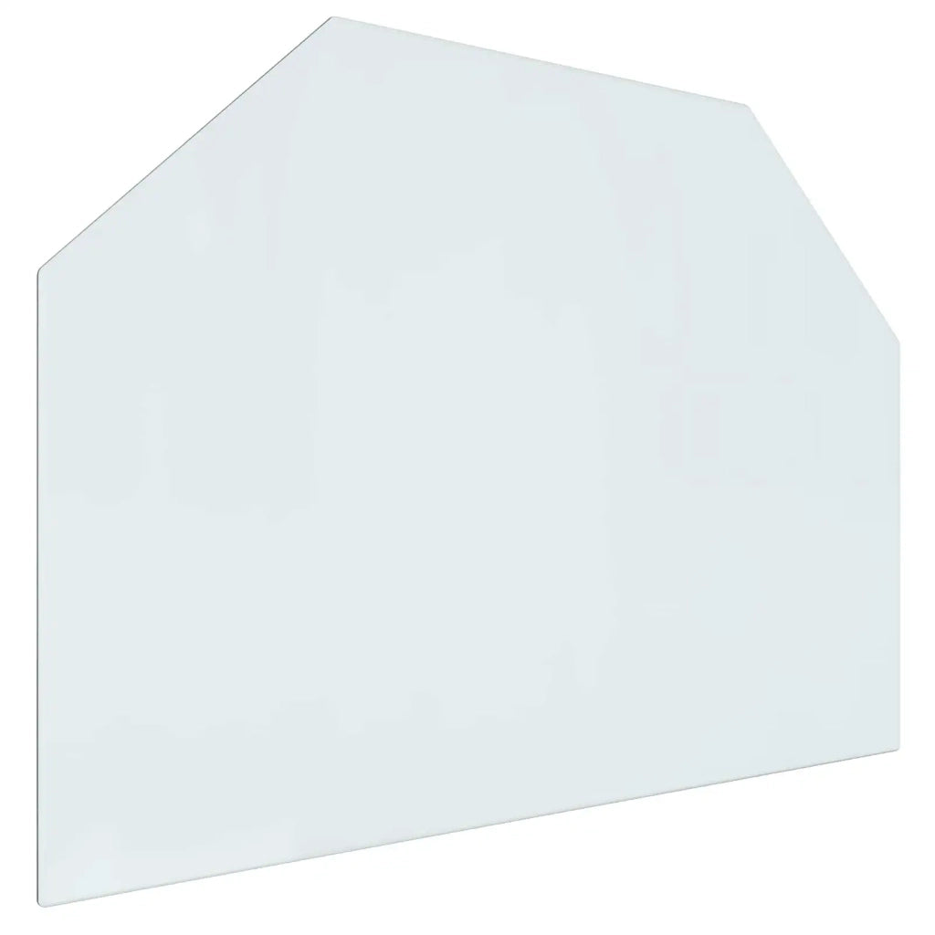 Piastra in vetro per camino Trasparente 80 x 60 cm Vetro 353863