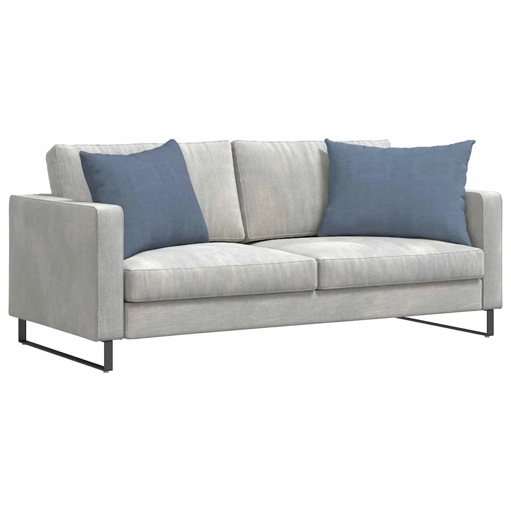 Cuscini da Divano 2 pz | Cuscini per sedie Blu 70 x 50 cm Tessuto in Cords