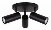 Plafoniera Candellux Colly nera metallo 3xGU10 37 cm