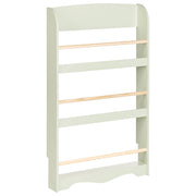 Libreria da parete verde chiaro a 3 piani in legno di pino MDF Camera dei bambini