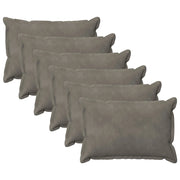 Cuscino con cuscino HOUTEN 6 pz Grigio Chiaro Velluto 932154