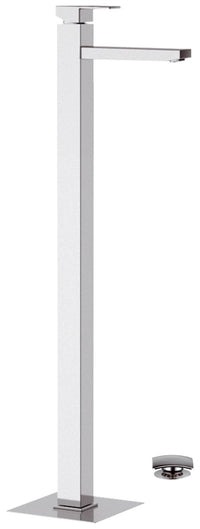 Rubinetto miscelatore da pavimento design quadrato remer qd18 - qdesign