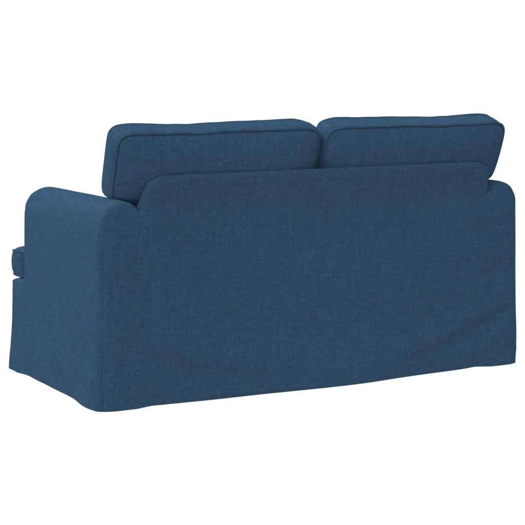 Divano Blu 144 x 80 x 85 cm Tessuto