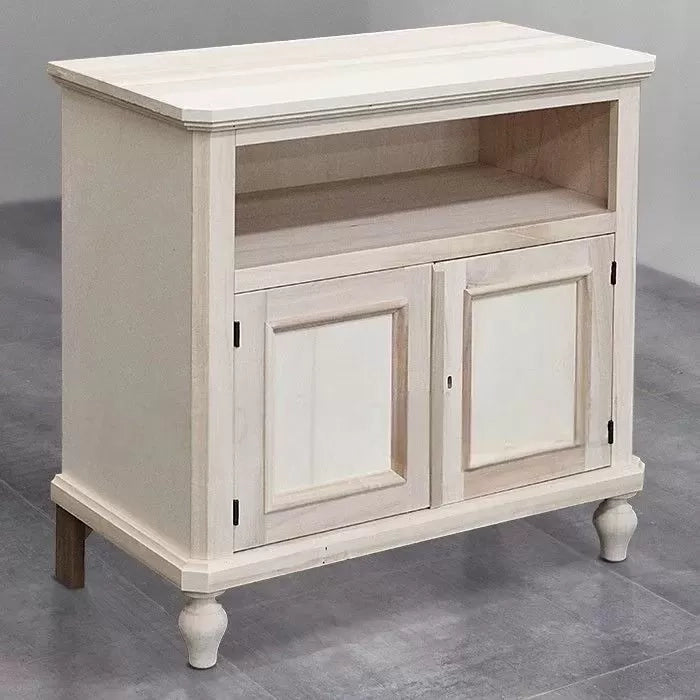 Porta tv arte povera 2 ante legno bianco sporco 85x46x80 (6057) - Mobili 2G