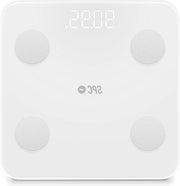 Pesa elettronica digitale con bioimpedenza - 18 misurazioni di peso - indice di massa corporea - grasso viscerale - massa muscolare - basimetria - 10 utenti - tracciamento tramite app - connessione Bluetooth - bianca