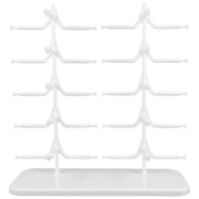 Sistema di supporto per occhiali - Stand per occhiali con molteplici posizioni - Supporto per occhiali da sole - Display per esposizione - Organizzatore - Realizzato in ABS di alta qualità