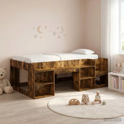 Telaio del letto con storage Rovere Fumo 90 x 190 cm