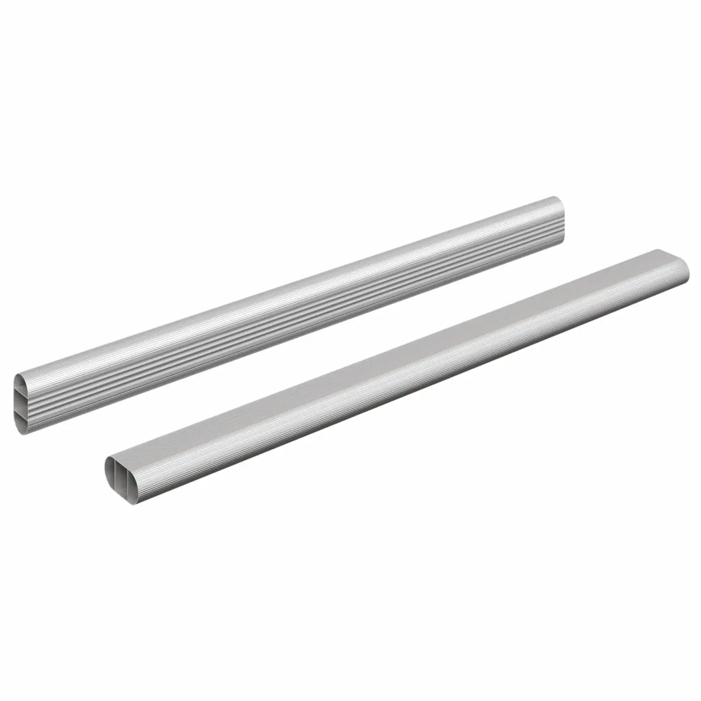 Asta per armadio 2 pcs Argento 464 x 15 x 29 mm 864885