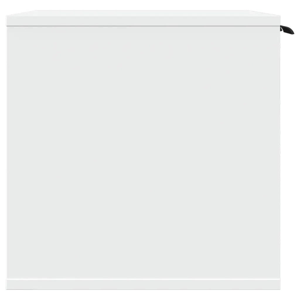Recinto per Lettiera per Gatti Bianco 80x50x45 cm in Truciolato