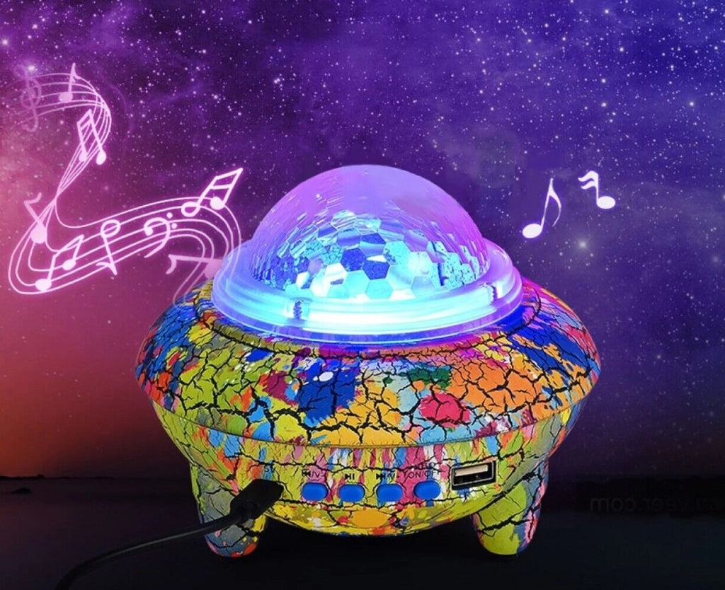 Proiettore luci effetti led RGB cielo stellato cassa bluetooth 10W