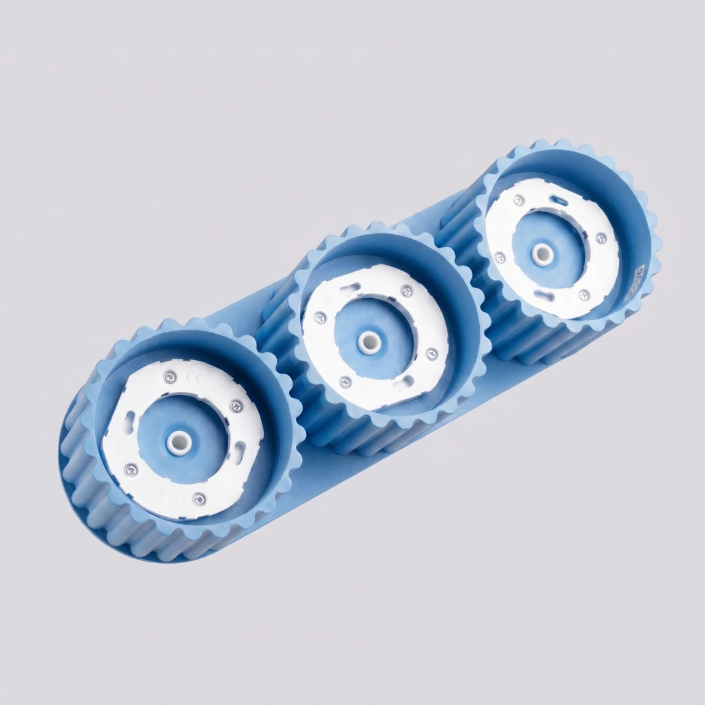 Plafoniera AURA 3 azzurro Gx53