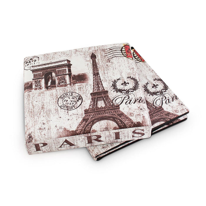 Sgabello pieghevole contenitore panca pieghevole 38 x 38 cm multicolore 2013095