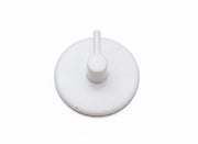 GANCIO PER BRIS BRIS TONDO IN METALLO IN BLISTER- - bianco, in bl.2 pz. - 12 blister