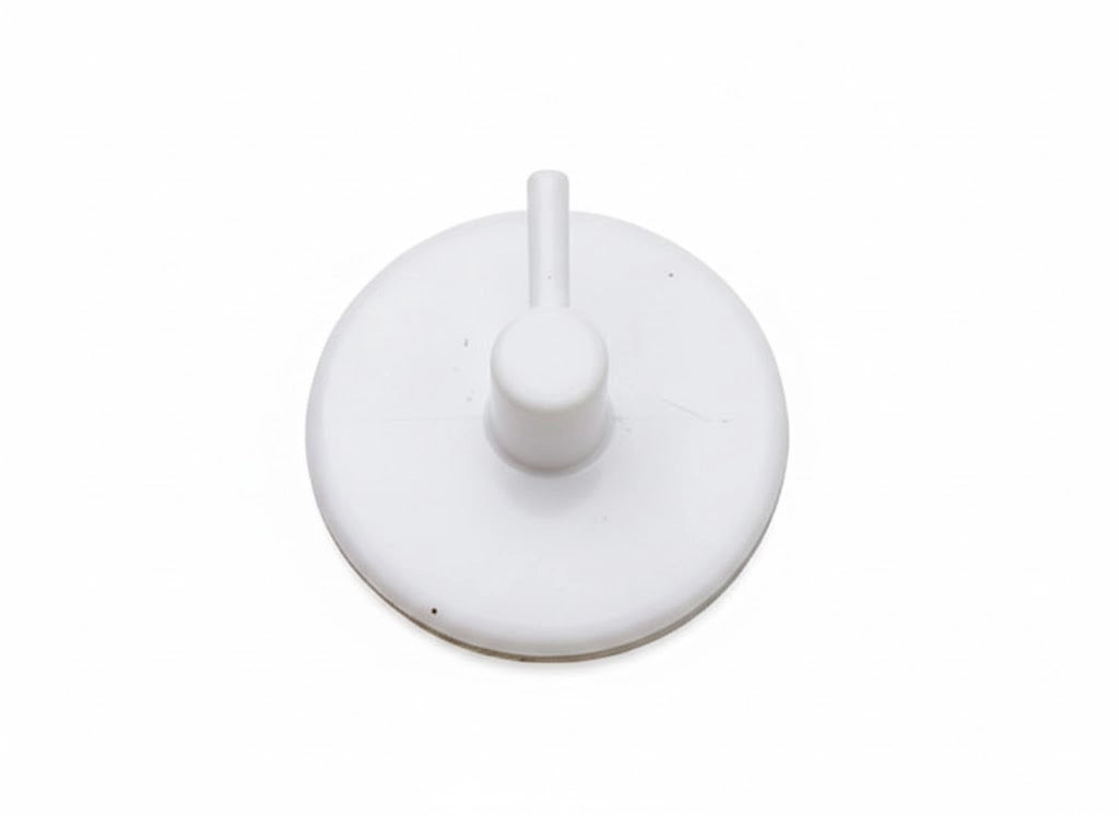 GANCIO PER BRIS BRIS TONDO IN METALLO IN BLISTER- - bianco, in bl.2 pz. - 12 blister