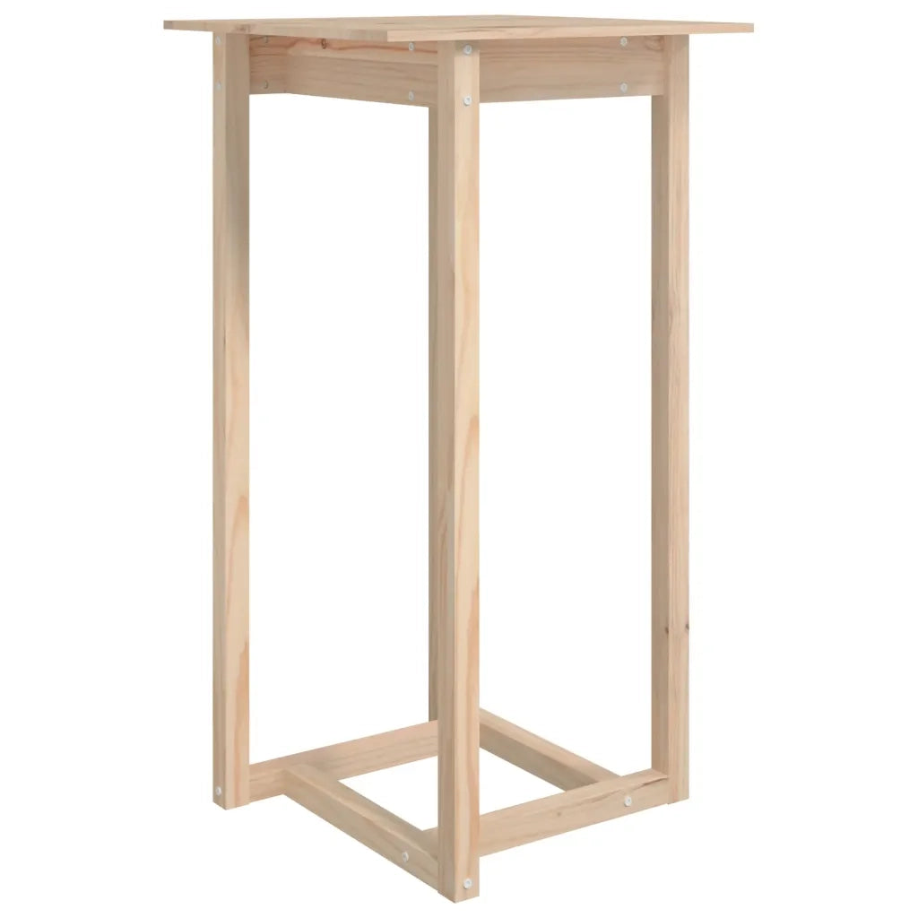 Tavolo da Bar 60x60x110 cm in Legno Massello di Pino 822177
