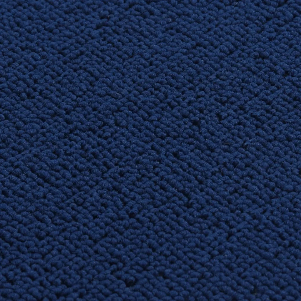 Tappetini per Scale 15 pz 75x20 cm Blu Antiscivolo Rettangolari cod mxl 74918