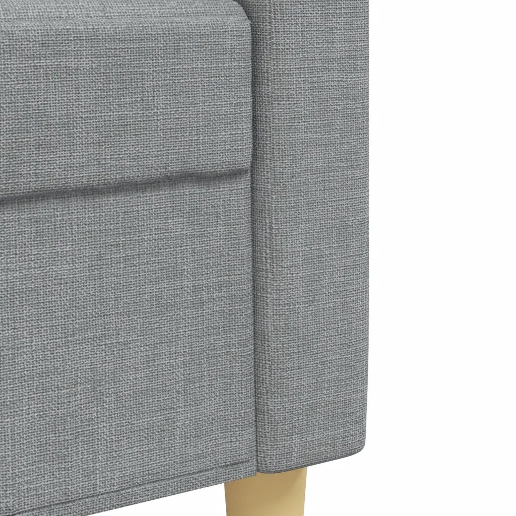 Set di Divani 3 pz Grigio Chiaro in Tessuto 3278287