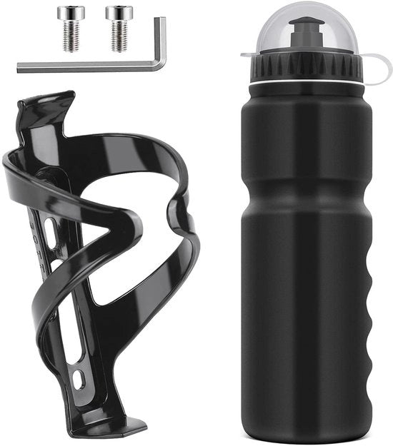 Supporto bicicletta 750 ml - Flessa leggera - Materiale BPA libero - Facile da montare - Adatto per biciclette - Materiale resistente agli urti