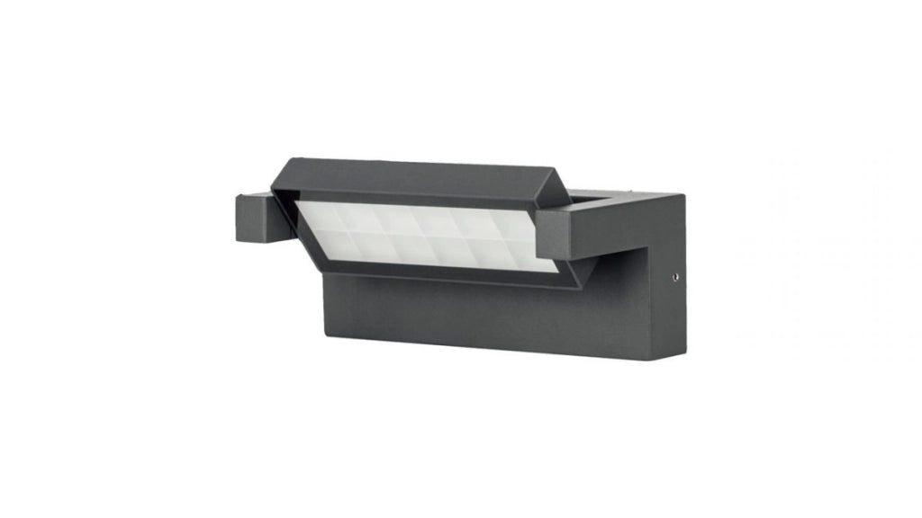 Lampada Applique Led da Muro Regolabile 21w CCT Nero da Esterno IP65