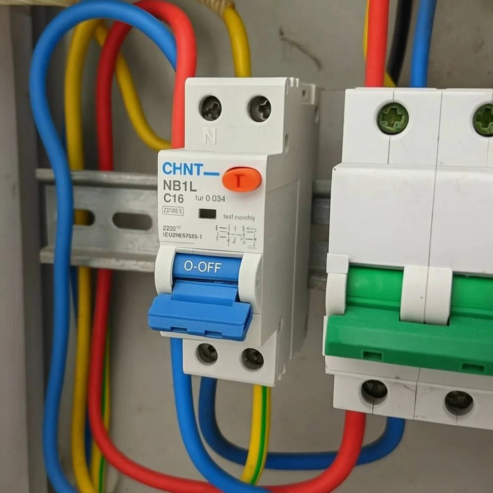 Chint serie nb1l1 interruttore magnetotermico differenziale 1p+n alta protezione *** ampere 16 ampere, confezione 1