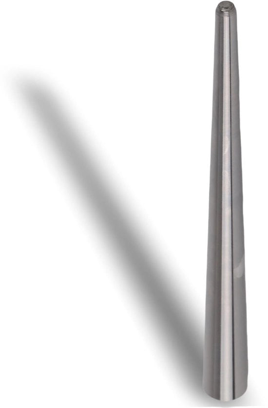 Ferramenta per Adattare Anelli - Materiale Inossidabile Acciaio - Utensile per Decorazione - Forma Anulare - Lunghezza Opzionale 18,5 cm - Diametro Testa 5/15 mm - Alta Qualità