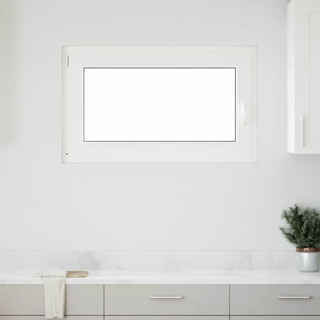 Finestra per Soffitta RISOR 100 x 60 cm PVC e Vetro Bianco CFW1676516