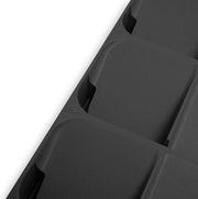 Organizzatore di cucina a 9 celle - antracite - lavello - organizzatore di posate - sistema di stoccaggio - cucina - organizzatore di lavello - 165 cm di larghezza