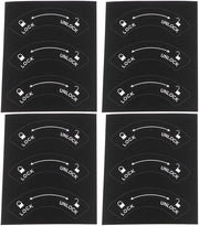12 Stickers di Indicazione per la Apertura e la Chiusura delle Porte