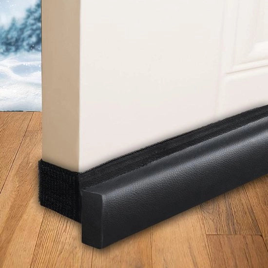 Blocco Ventosità 80 cm senza adesivi - sigillatura fessure per porte finestre e porte balcone - protezione dal vento contro il freddo