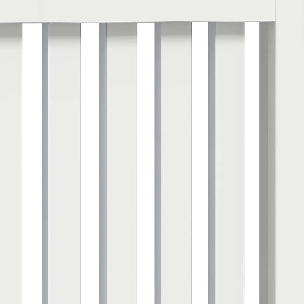 Copertura per radiatori Bianco Lucido 152 x 19 x 81,5 cm 884085