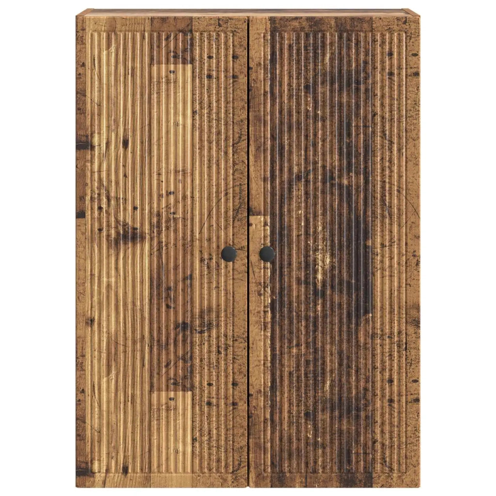 Mobiletto a muro Legno antico 66 x 34,5 x 90 cm 897893