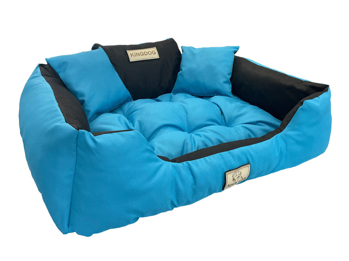 AIO FACTORY 145x115 cm KINGDOG Cuccia per cani impermeabile personalizzabile Blu