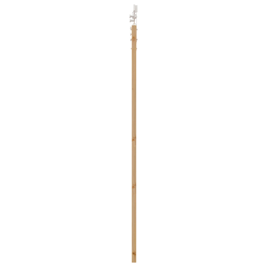 Set porta scorrevole  con kit hardware 73.5x198.5 cm in legno massello di pino