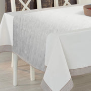 Tela da tavolo lavabile 300 x 90 cm - Tela da tavolo in poliestere - Tela da tavolo per matrimoni - Tela da tavolo per compleanni - Tela da tavolo sostenibile - Tela da tavolo elegante - Copertura da tavolo