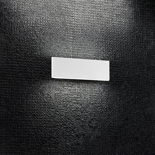Applique Da Esterno Contemporaneo Plank Metallo Bianco Acrilico Led 12W 3000K