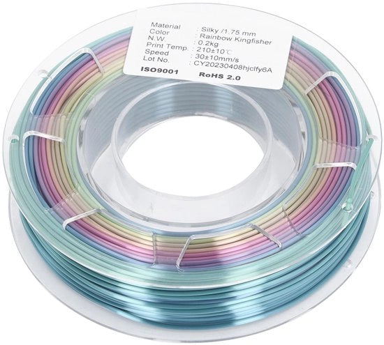 Filamento PLA con gradienti di colore - 1,75 mm - stampante 3D FDM - stampa 3D vivace - diametro costante - materiale resistente - filamento per stampante 3D