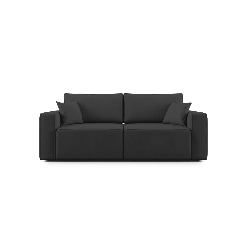 Morfeo Divano in tessuto impermeabile 180 cm  nero