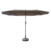Ombrello doppio 2x4m LINAI taupe