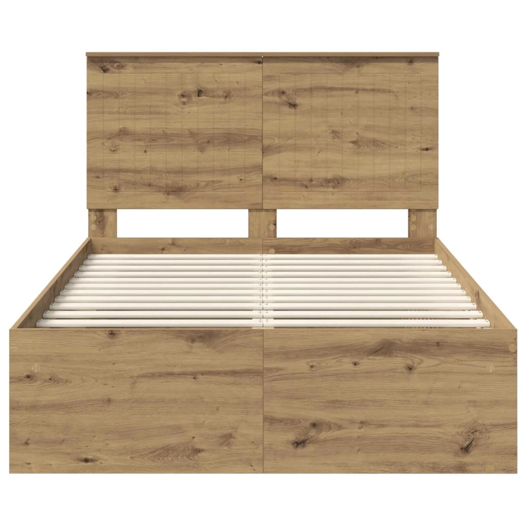 Struttura del letto Rovere Artigianale 120 x 190 cm