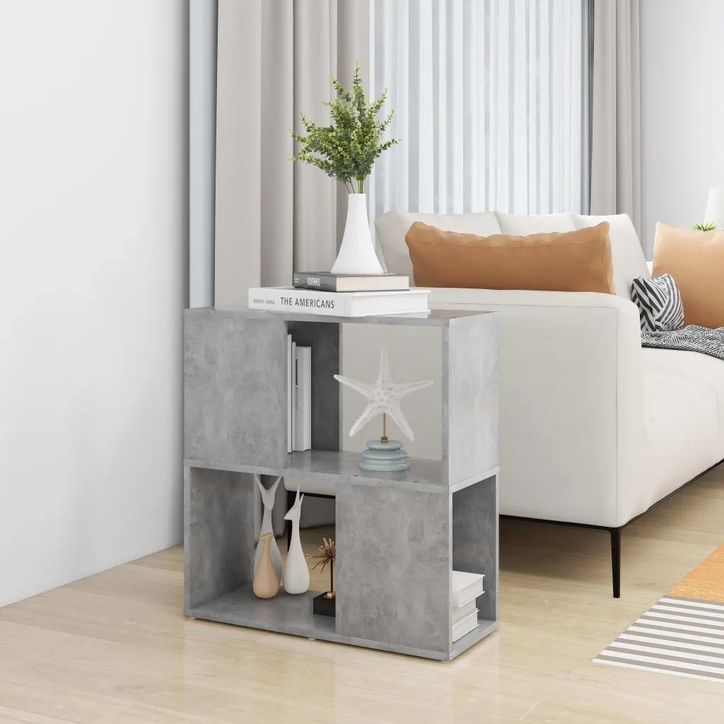 Libreria Grigio Cemento 60x24x63 cm in Truciolato 809066