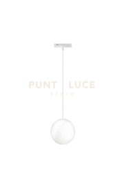 SOSPENSIONE PER BINARIO MAGNETICO E SFERA D.15CM BIANCO LED 3000K 624LM 8W