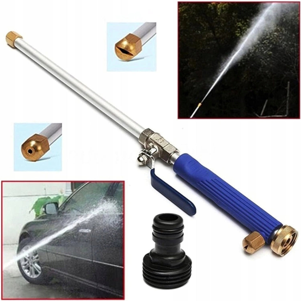 Lancia a Pressione per Tubo da Giardino 3/4" – Costruzione Leggera, 25 Bar | Alluminio e Plastica, 46,5 cm
