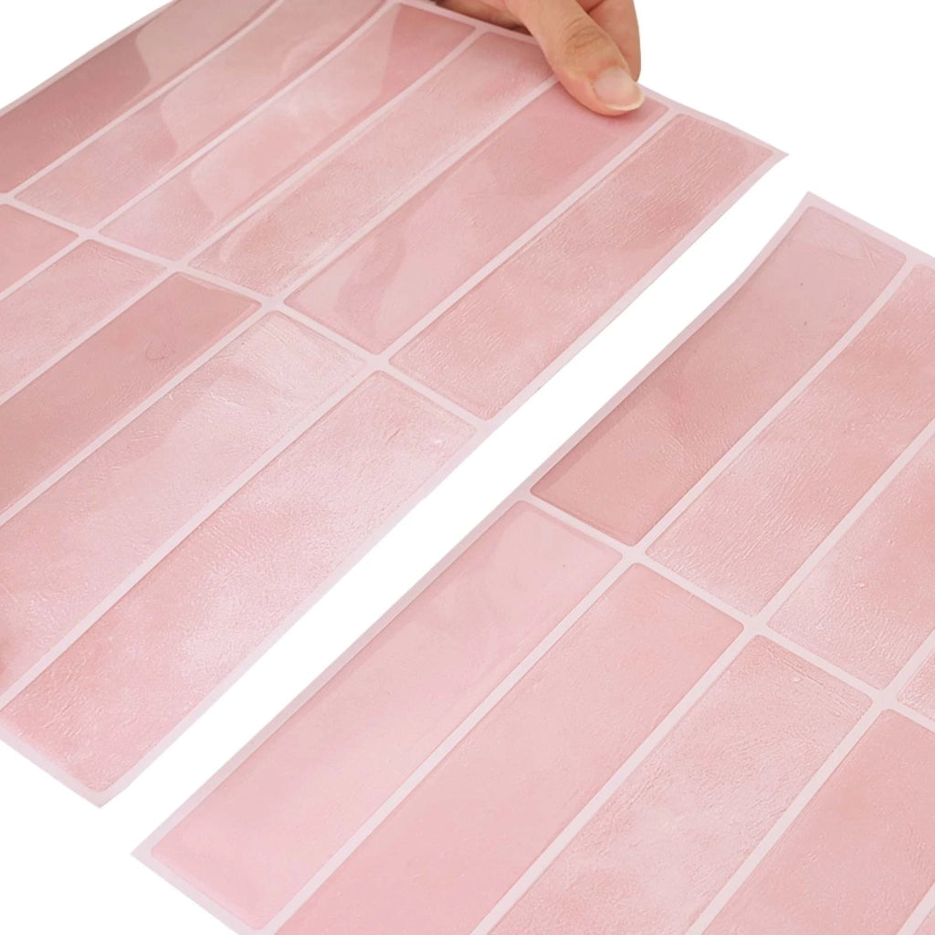 Piastrella Rettangolare 20 pcs Rosa 29 x 23 x 0,08 cm