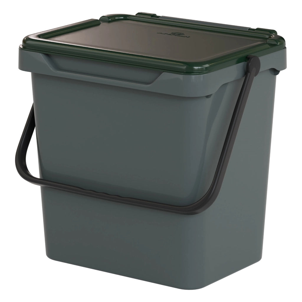 Contenitore per Rifiuti Foscas, Pattumiera Capacità 38 lt Made in Italy, 40x31x39h cm Verde