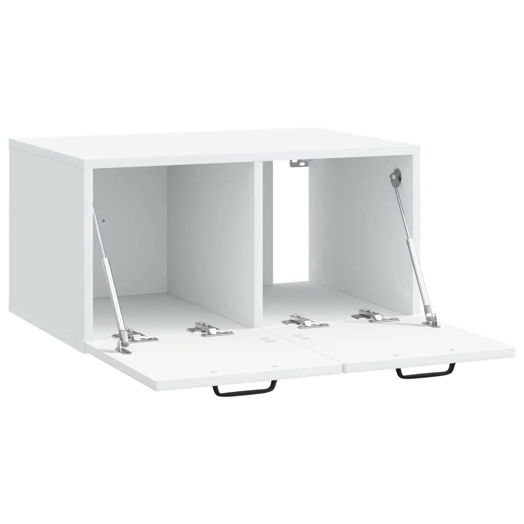 Mobile Porta TV da Muro Bianco 59,5 x 41 x 30 cm 899355